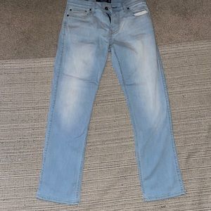 Hollister Light Wash Slim Straight Jeans